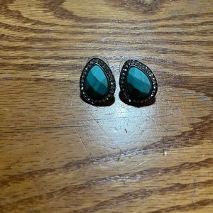 Turquoise stud earrings